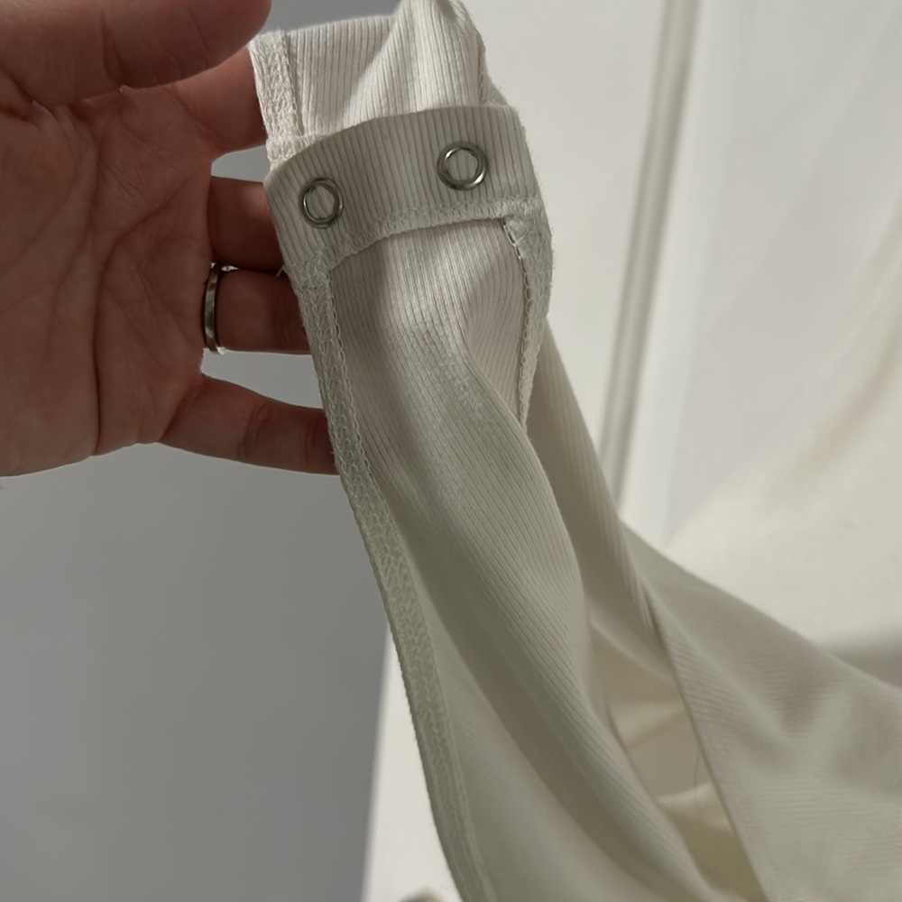 Wild Fable White Thin Strap Bodysuit - Picture 5 of 9
